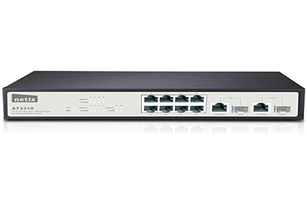 Amazon.com: Monoprice 8FE+2 Combo-Port Gigabit Ethernet SNMP